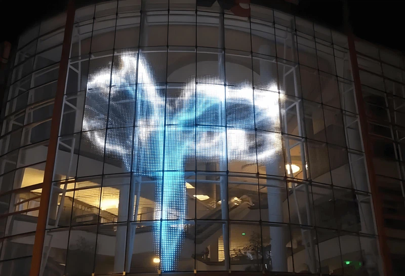 High Transparency led mesh screen High Transparency led mesh screen