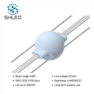 Bola LED de píxel decorativa de 30 mm