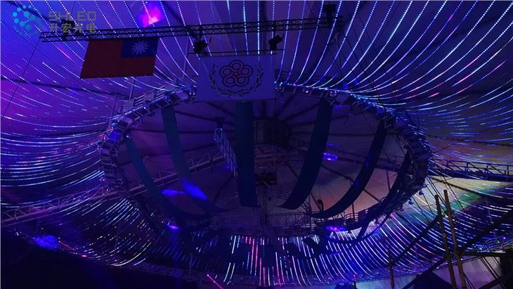 Waterproof IP67 DC24V RGB Led Pixel dot light